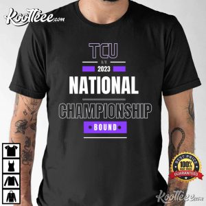 TCU Horned Frog National Championships Beat Georgia T Shirt 1