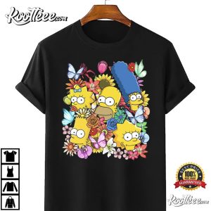 The Simpsons Group Poster T-Shirt The Simpsons Group Poster T Shirt 3