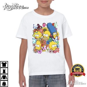The Simpsons Group Poster T-Shirt The Simpsons Group Poster T Shirt 4