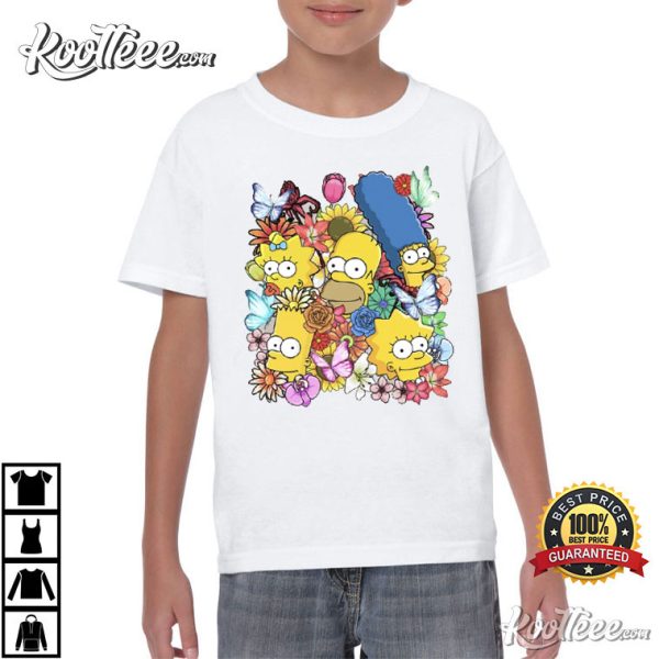 The Simpsons Group Poster T-Shirt
