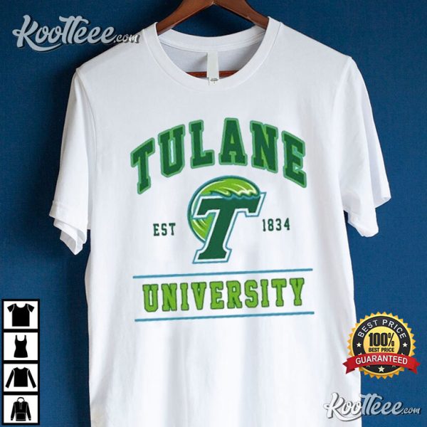 Tulane University Tulane Green Wave Football T-Shirt