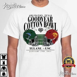 USC Trojans VS Tulane Green Wave 2023 Cotton Bowl Matchup T-Shirt