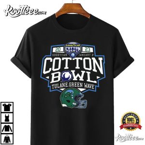 USC Trojans VS Tulane Green Wave Cotton Bowl Gameday Stadium T-Shirt USC Trojans VS Tulane Green Wave Cotton Bowl Gameday Stadium 4