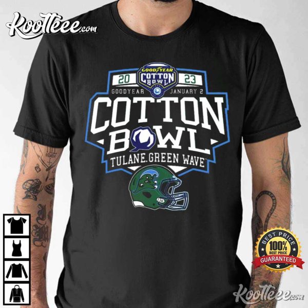 USC Trojans VS Tulane Green Wave Cotton Bowl Gameday Stadium T-Shirt