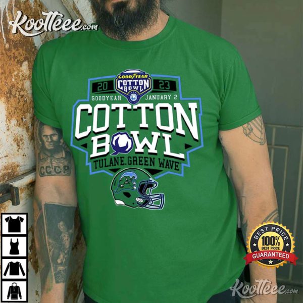 USC Trojans VS Tulane Green Wave Cotton Bowl Gameday Stadium T-Shirt