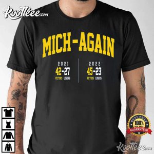 Valiant University Of Michigan Football Mich-Again T-Shirt