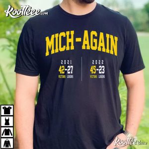 Valiant University Of Michigan Football Mich-Again T-Shirt Valiant University Of Michigan Football Mich Again T Shirt 4