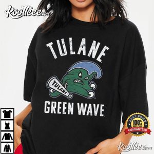 Vintage NCAA Tulane Green Wave Logo Football 2023 T-Shirt Vintage NCAA Tulane Green Wave Logo Football 2023 T Shirt 2