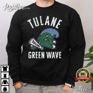 Vintage NCAA Tulane Green Wave Logo Football 2023 T-Shirt Vintage NCAA Tulane Green Wave Logo Football 2023 T Shirt 3