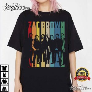 Zac Brown Band Retro T-Shirt Zac Brown Band Retro T Shirt 1