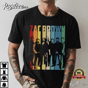 Zac Brown Band Retro T-Shirt Zac Brown Band Retro T Shirt 2